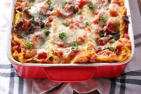 Cheesy Herbed Lasagna - Christ & Co
